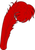 Red Feather 1 Clip Art